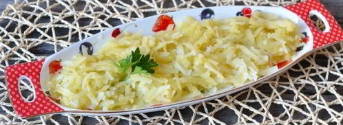 салат шпроты под шубой. Шаг 6