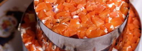 салат-торт селедка под шубой. Шаг 15