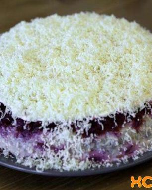 Сельдь под шубой с сыром