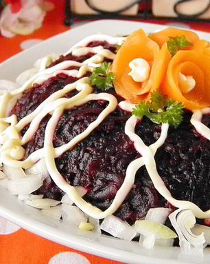 Селедка под шубой без яиц