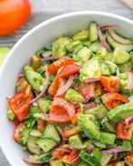 Салат с авокадо