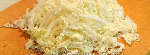 салат с блинами и курицей. Шаг 6