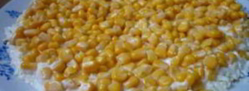 салат с горбушей и сыром. Шаг 5