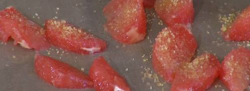 салат с крабами и грейпфрутом. Шаг 2