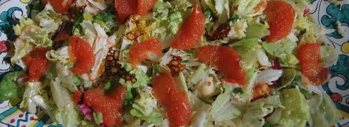 салат с крабами и грейпфрутом. Шаг 8