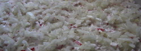 салат с крабовыми палочками свадебный генерал. Шаг 3