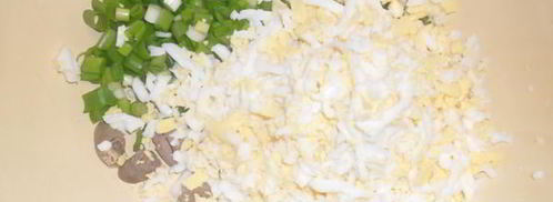 салат с куриными сердечками и помидорами черри. Шаг 2