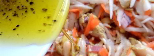 салат с курицей карри и фасолью. Шаг 12