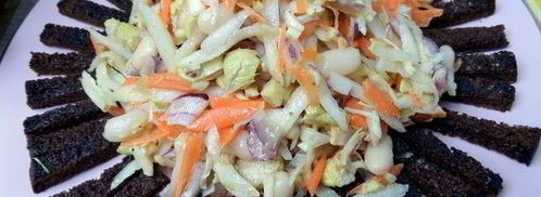 салат с курицей карри и фасолью. Шаг 19