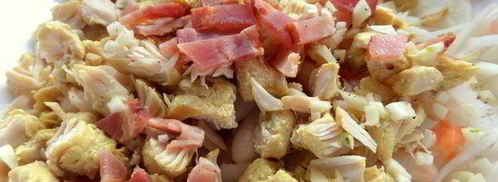 салат с курицей карри и фасолью. Шаг 9