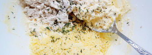 салат с сырниками. Шаг 2