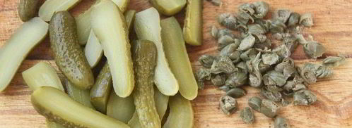 русский летний салат в стиле цезарь. Шаг 3