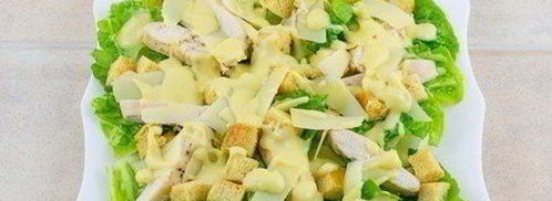 салат цезарь с курицей. Шаг 6