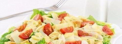 салат цезарь с курицей. Шаг 8