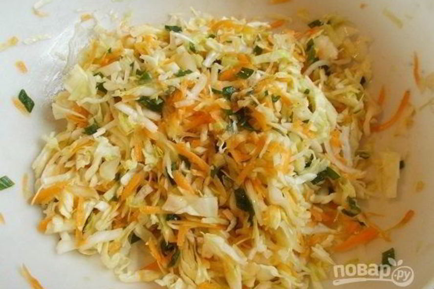 Рецепт салат витаминный с капустой и морковью