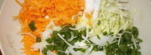 салат витаминный с капустой и морковью. Шаг 4