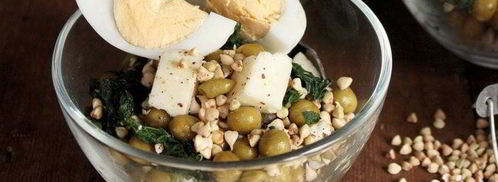 весенний салат с горошком. Шаг 7