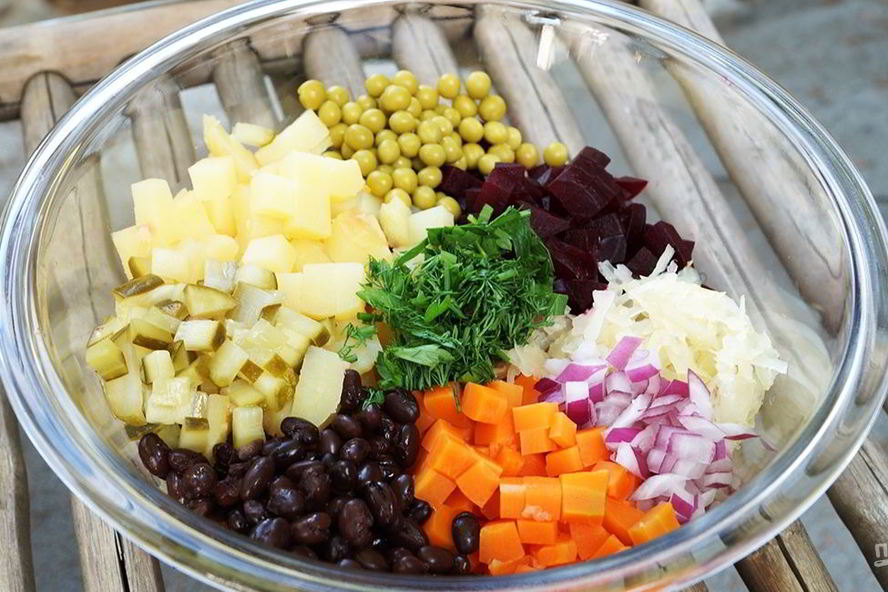 Рецепт салата винегрета