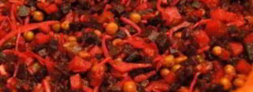 винегрет с квашеной капустой. Шаг 7