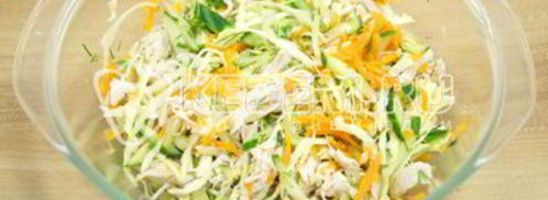 вкусный салат с курицей марта. Шаг 4