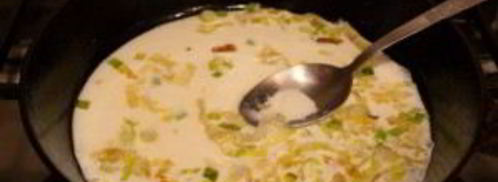 белый соус к курице. Шаг 3