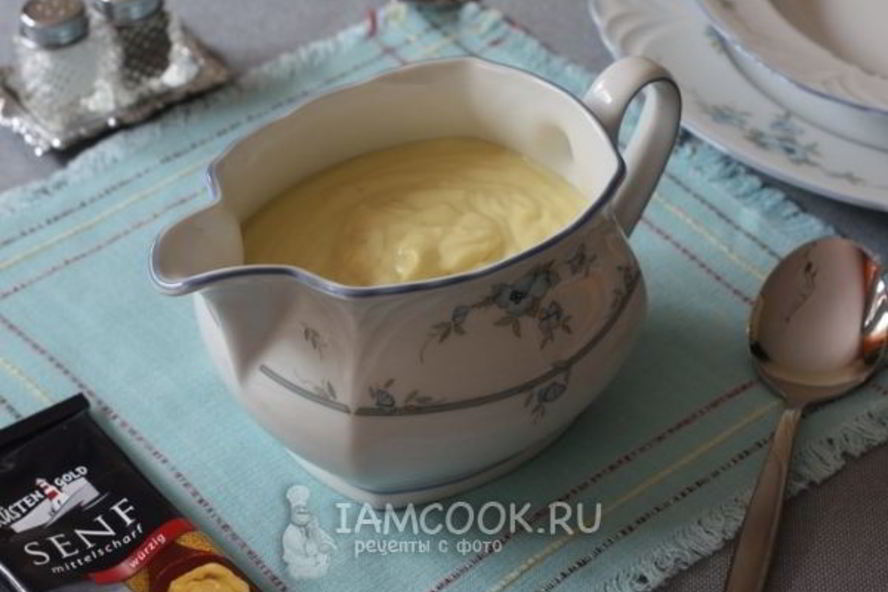 Рецепт горчичного соуса по-немецков