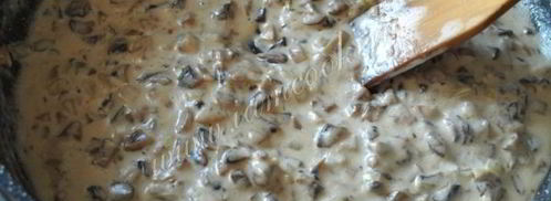 грибной соус из шампиньонов. Шаг 9