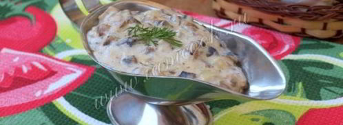 грибной соус из шампиньонов. Шаг 10