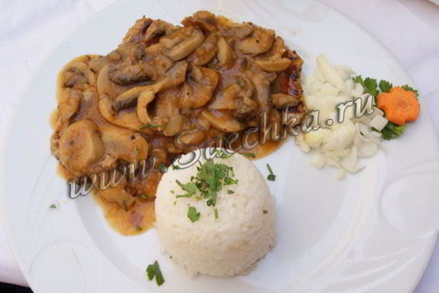 Рецепт грибной соус со сливками