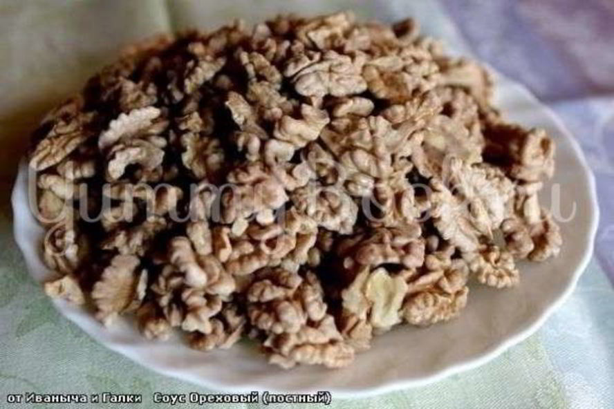 Рецепт ореховый соус