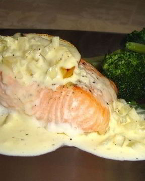 Сливочный соус для лосося