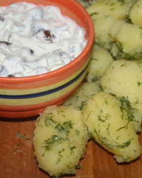 Сметанно-грибной соус к отварному картофелю