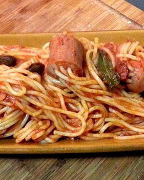 Соус для макарон с сосиской