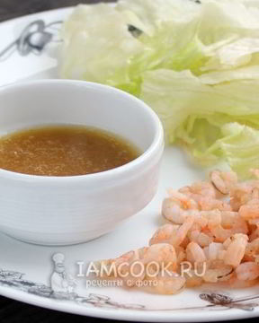 Соус для салата с креветками