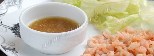 соус для салата с креветками. Шаг 6