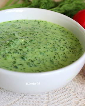 Соус из ботвы редиса