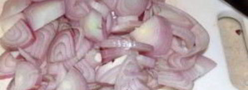 соус из голубого сыра и шалота. Шаг 2