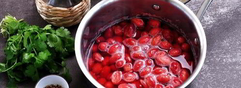 соус из кизила. Шаг 5