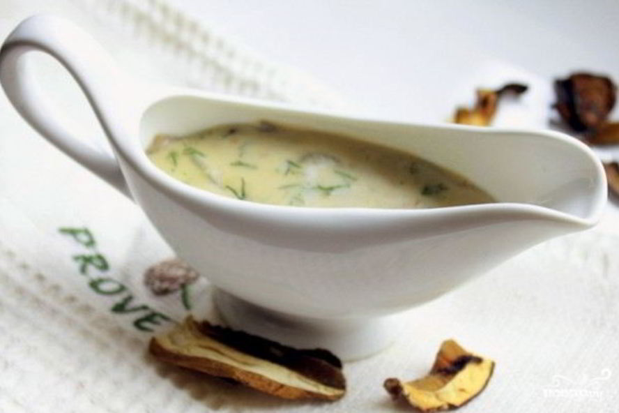 Рецепт соус из сушеных грибов