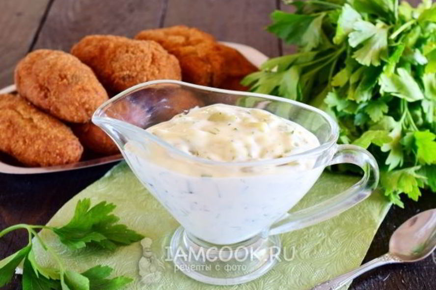 Рецепт соус к рыбным котлетам