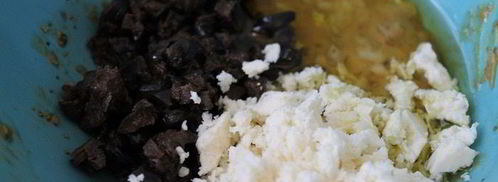 соус с брынзой и маслинами. Шаг 3