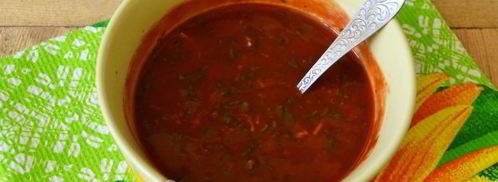 соус с кинзой и томатной пастой. Шаг 8