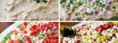 средиземноморский многослойный соус-дип. Шаг 6