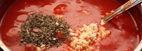 томатный соус для пиццы. Шаг 3