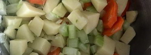 бархатный крем-суп с кукурузой. Шаг 4