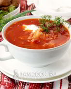 Борщ без мяса