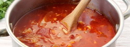 борщ без мяса. Шаг 10