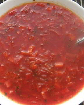 Борщ Диетический вегетарианский