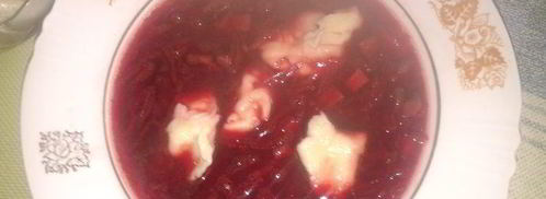 борщ грибной с ушками. Шаг 14