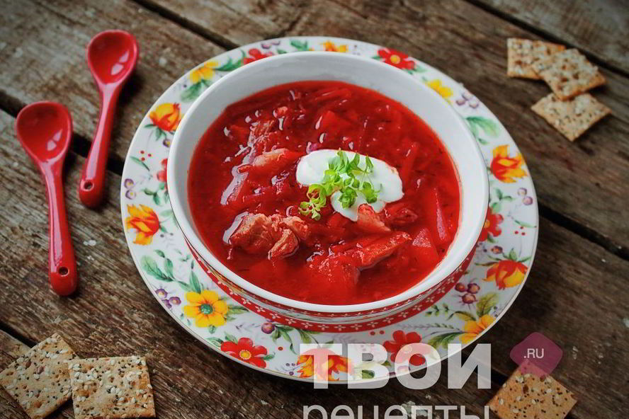 Рецепт борщ красный